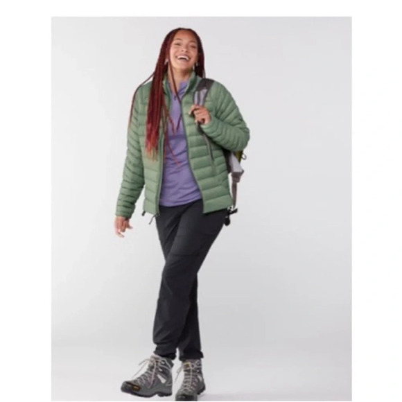 Patagonia Women’s XL Down Sweater Puffer Jacket Green NWT Puff 2 - Picture 8 of 14